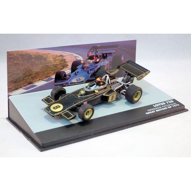 Atlas Editions 1/43 Scale 20219C - F1 Lotus 72D G.Britain GP 1972 Fittipaldi