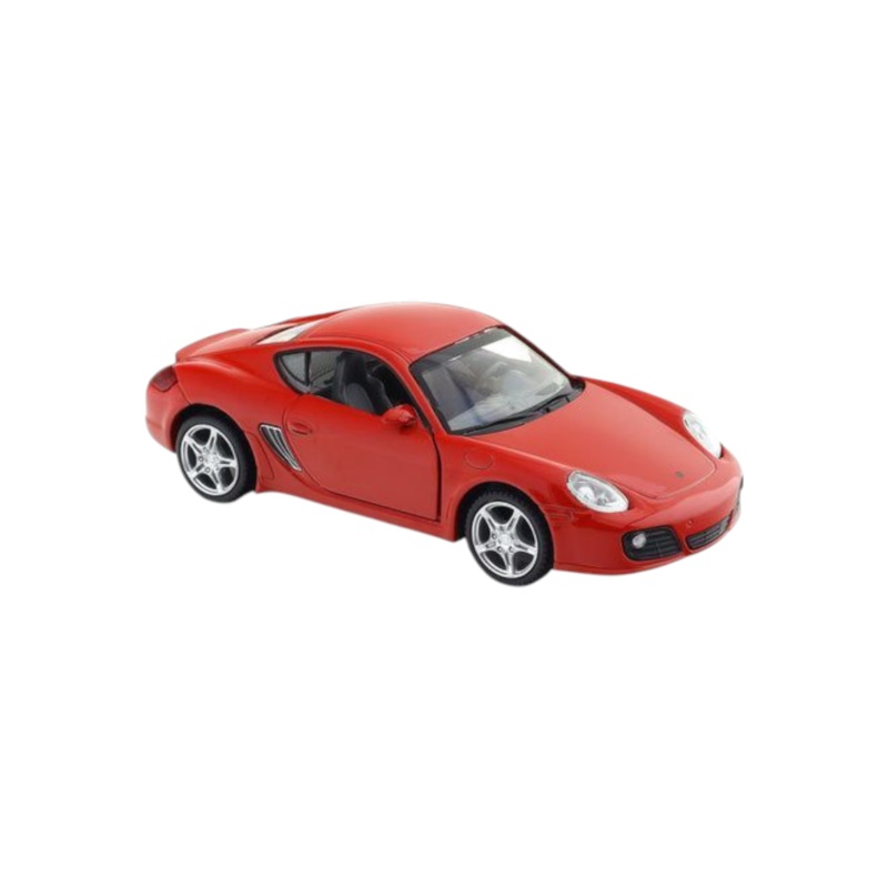 CCA Porsche Cayman S Red 1:32 licensed pullback diecast Scale Model car