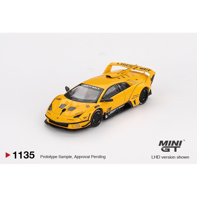 [ETA:  Apr 2026 ] Mini GT 1/64 LB-Silhouette WORKS MURCIELAGO GT Evo Yellow