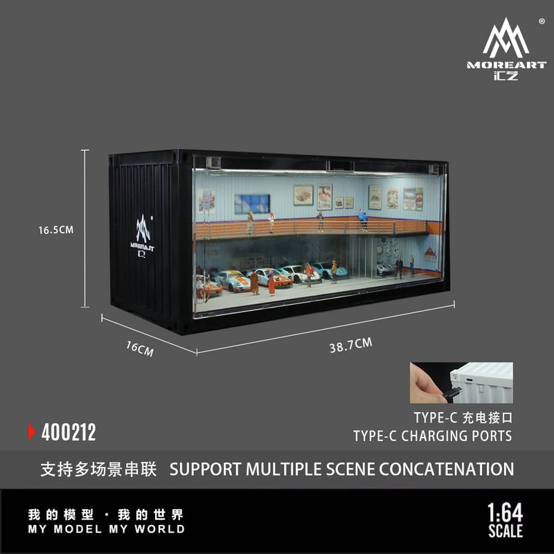 [ETA:  Nov 2025 ] MoreArt 1/64 ABS Container  Maintenance Livery Workshop E Item(MO400212)Size: 38.7 x 16 x 16.5cm