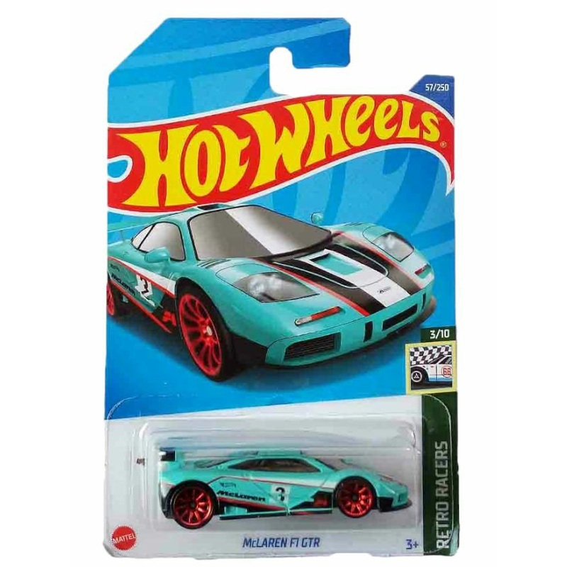 Exclusive Hotwheels McLaren F1 GTR Retro Racers