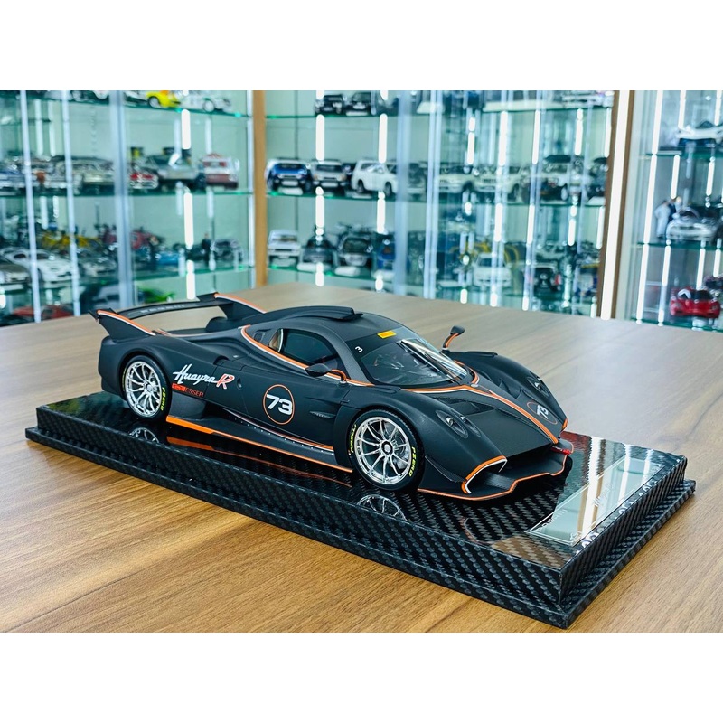 Exclusive VIP Model Pagani Huayra R #73 [ Resin matt black | Limited Edition ]
