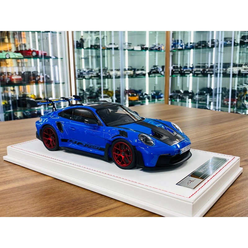 Ivy Model 1/18 Porsche 911 992 GT3 RS Weissach  Shark Blue, Limited to 15 pcs