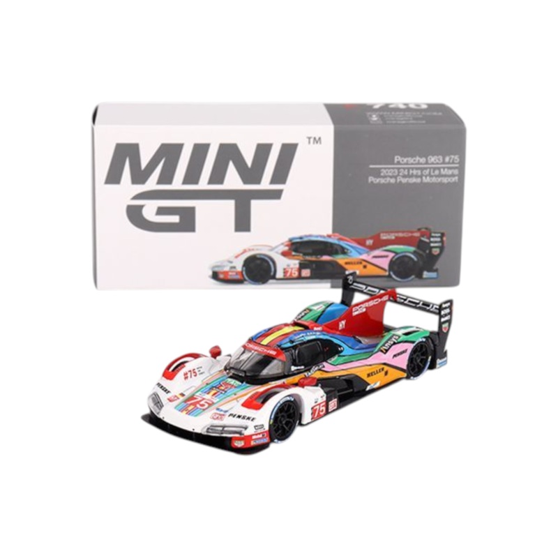 Mini GT Porsche 963 #75 (2023 24 Hrs of Le Mans Porsche Penske Motorsport) Code-740 1:64 Scale