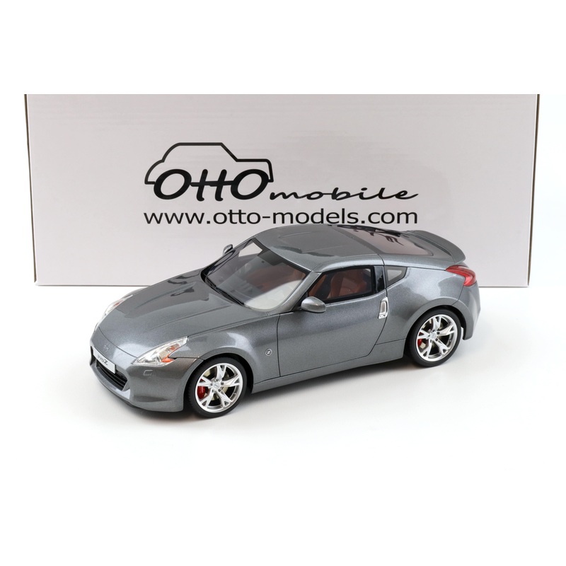 Otto 2009 Nissan 370 Z Gun Grey KAD 1:18