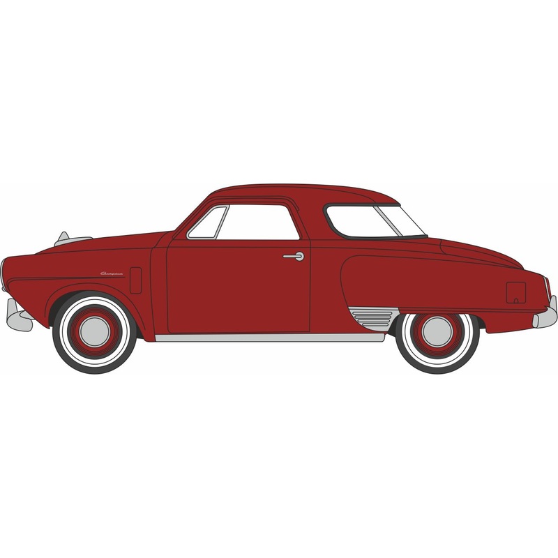 1950 Studebaker Champion Starlight Coupe Commanche Red 1:87