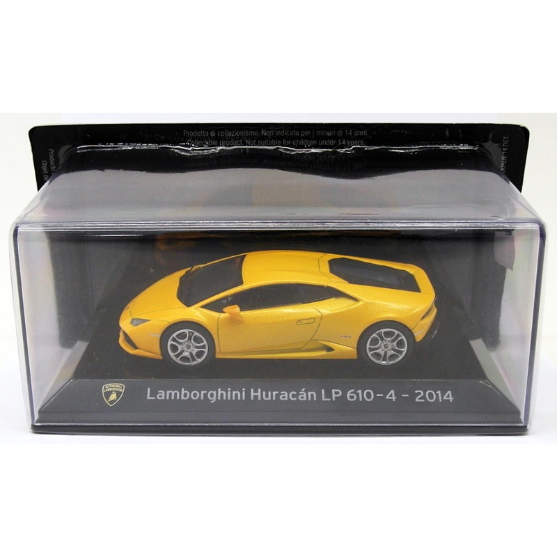 Altaya 1/43 Scale AL12319H - 2014 Lamborghini Huracan LP 610-4 - Yellow