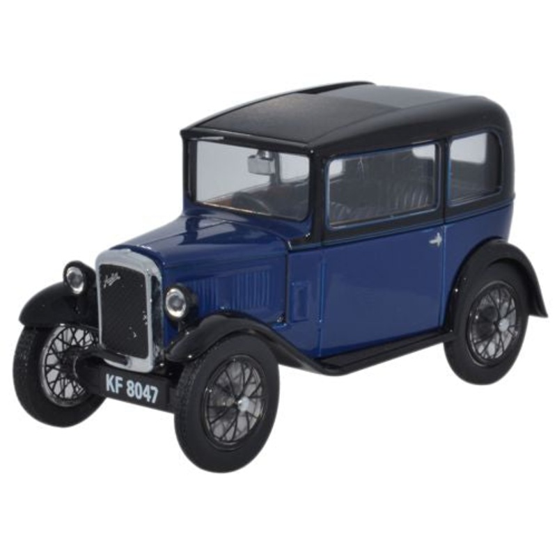 Austin Seven RN Saloon Light Royal Blue - 1:43 Scale