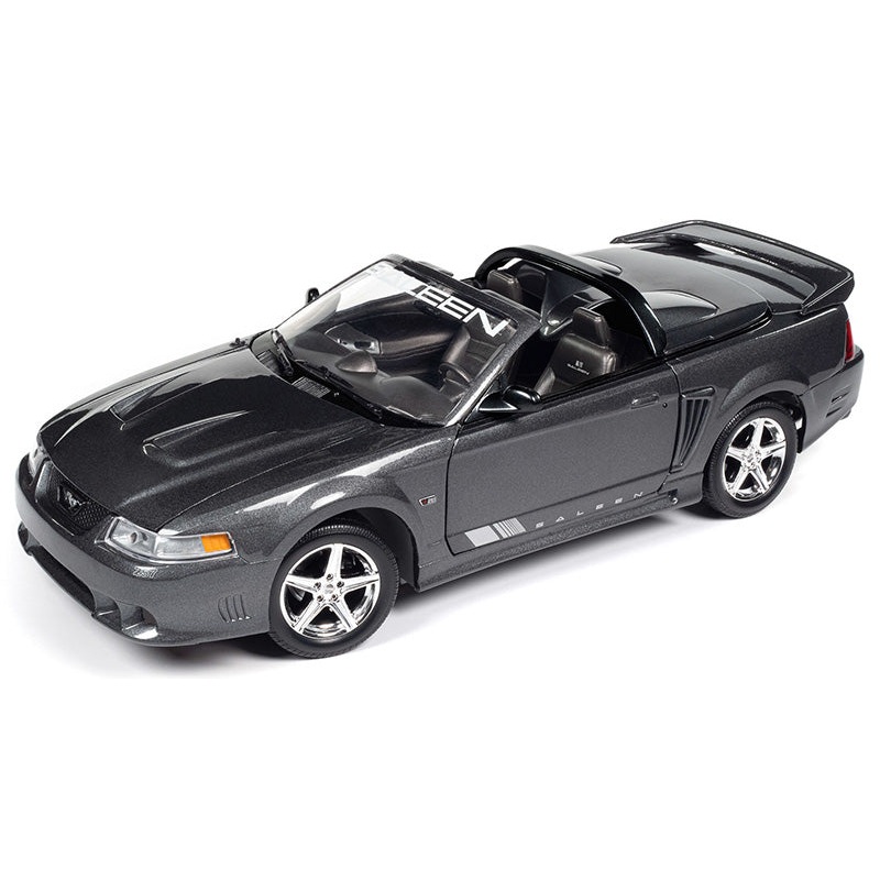 Autoworld American Muscle 2003 Ford Mustang Saleen S281 SC Speedster Dark Shadow Grey 1:18