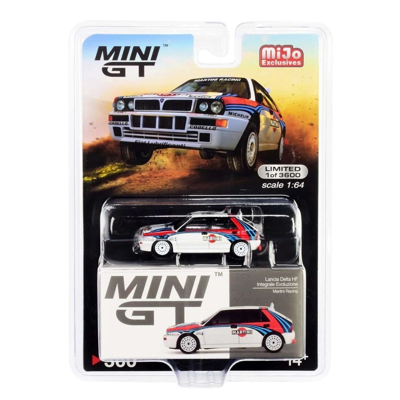 Mini GT Lancia Delta Hf Integrale Evolution Martin racing no 300