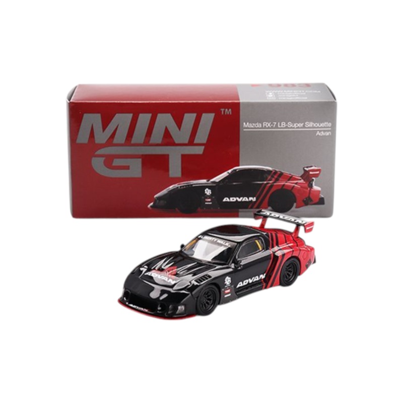 Mini GT Mazda RX-7 LB-Super Silhouette (Advan) Code - 983 1:64 Scale