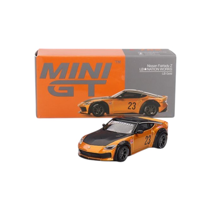 Mini GT Nissan Fairlady Z LB Nation Works (LB Gold) 1:64 Scale