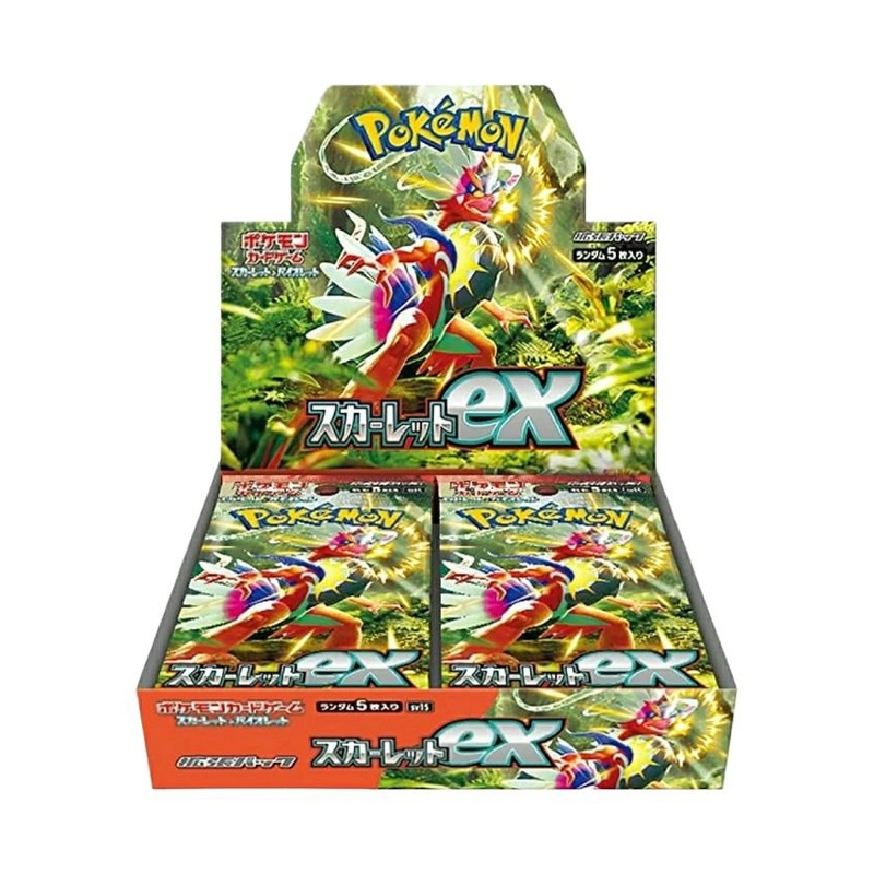 original Pokemon Scarlet & Violet Scarlet Ex Booster Box