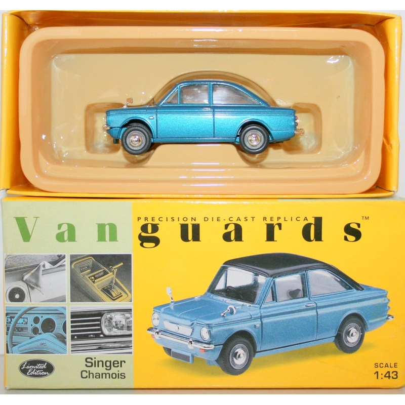 VANGUARDS 1/43 VA40001 SINGER CHAMOIS TURQUOISE BLUE