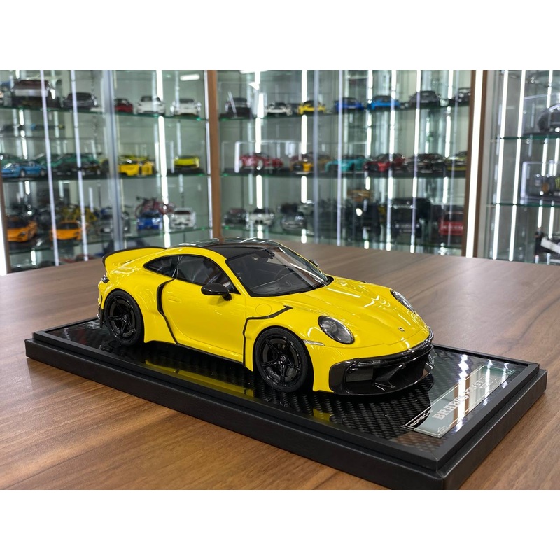 1/18 Resin VIP Model Porsche BRABUS Rocket 900 R Racing Yellow Ltd.Edn.66 pcs