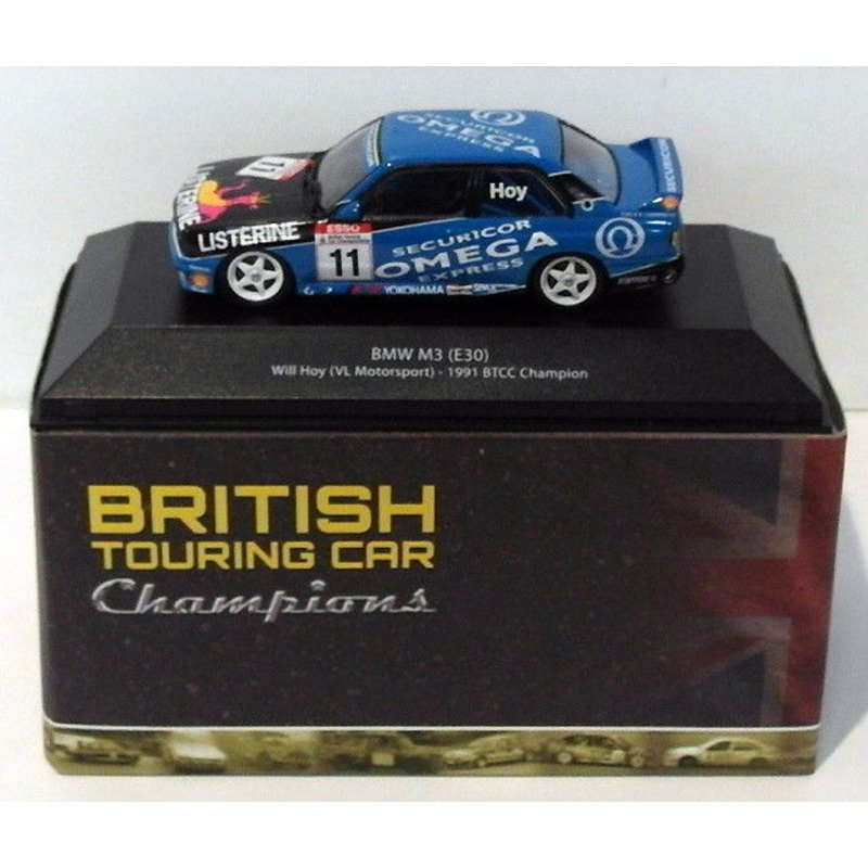 Atlas Editions 1/43 Scale 4 672 102 - BMW M3 E30 #11 Will Hoy 1991 BTCC Champion