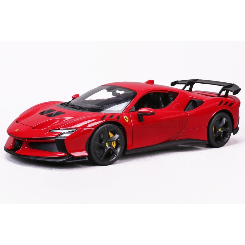 Bburago 2024 Ferrari SF90XX Stradale Rosso Corsa Ferrari Red 1:18