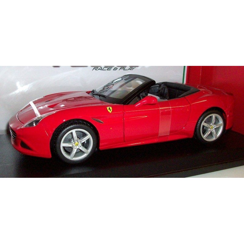 Burago 1/18 scale Diecast 18-16007 Ferrari California T Open red