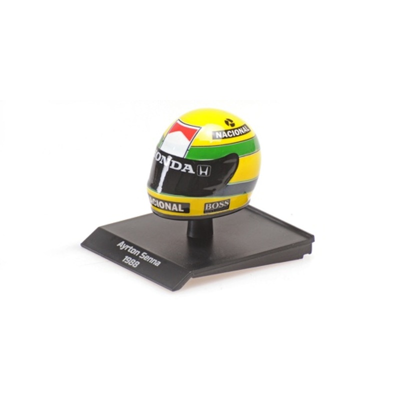 [ETA:  Mar 2026 ] MiniChamps 1/10 HELMET - AYRTON SENNA - 1988