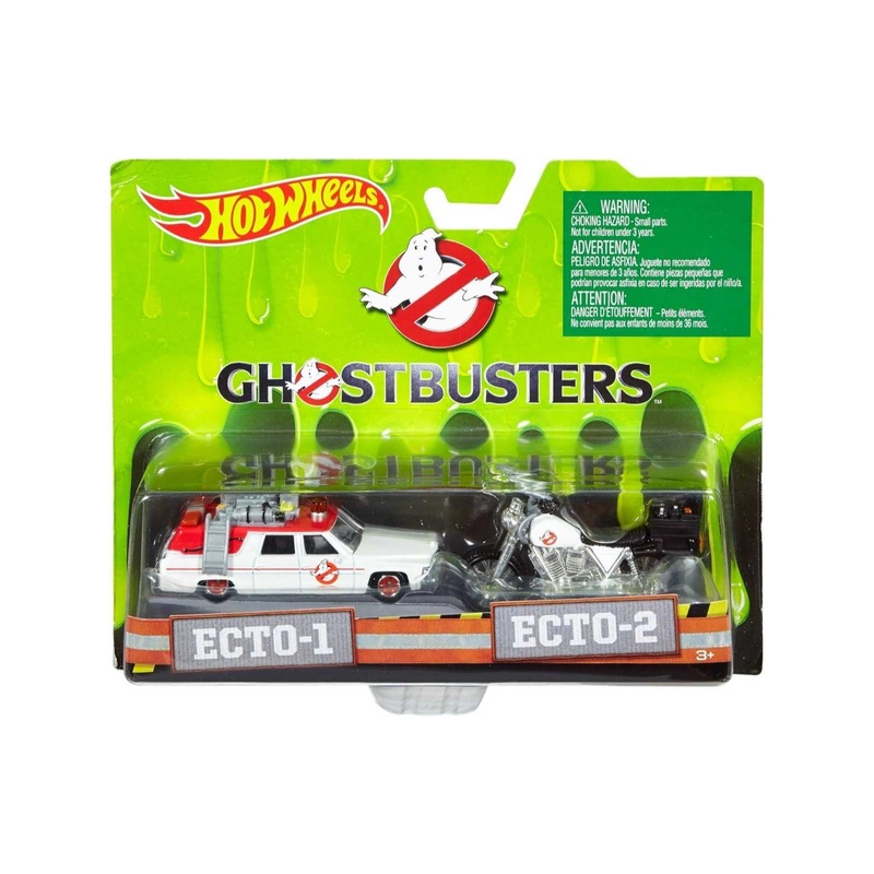 EXCLUSIVE Hotwheels Ghostbusters Ecto-1 & Ecto-2