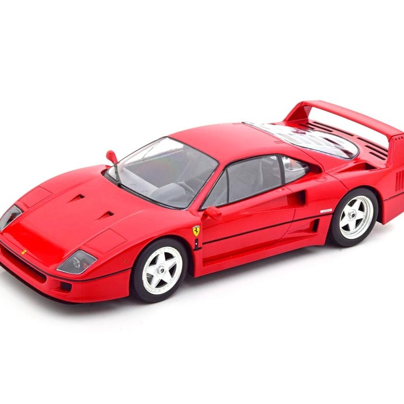 KK Scale 1987 Ferrari F40 Ferrari Red w/ Grey Interior 1:18