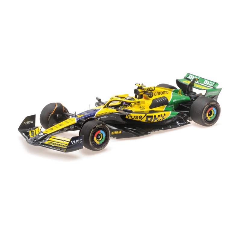 Minichamps Mclaren F1 Team MCL38 Yellow L. Norris Monaco GP 2024 1:18