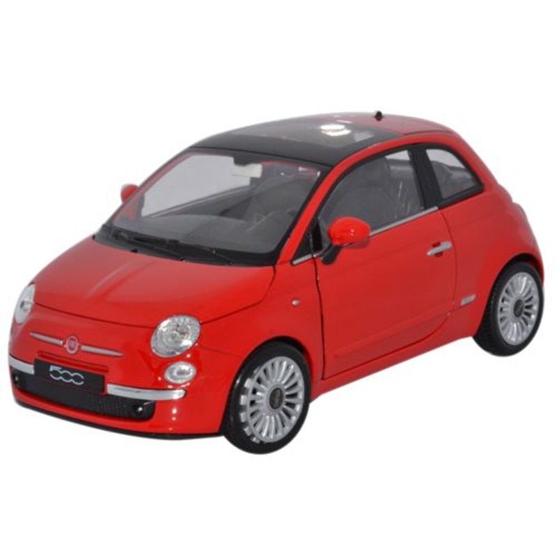 Welly Fiat 500 Red - 1:24 Scale