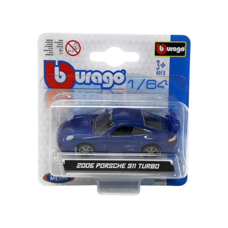 Bburago 2006 Porsche 911 Turbo 1:64 Scale