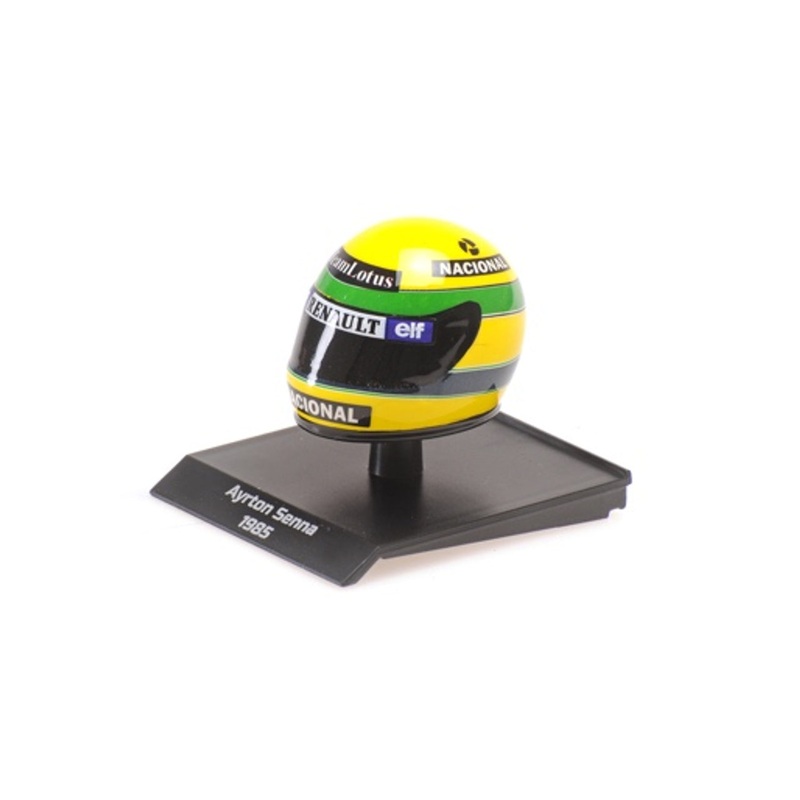[ETA:  Mar 2026 ] MiniChamps 1/10 HELMET - AYRTON SENNA - 1985