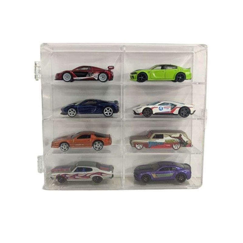 EXCLUSIVE Acrylic Case For Storage hold 8 cars (Car not Included)