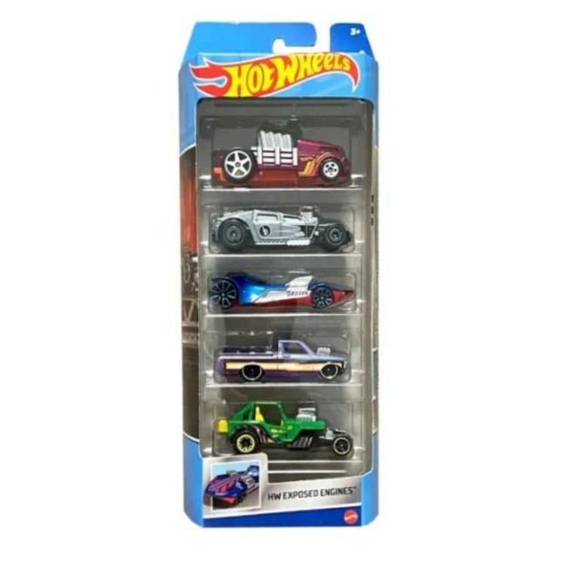 EXCLUSIVE Hotweels HW Exposed Engines Five pack