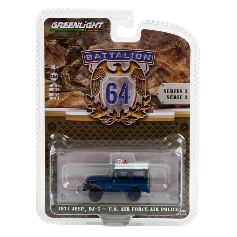 Greenlight  U.S. Air Force Air Police 1971 Jeep DJ5  Battalion 64