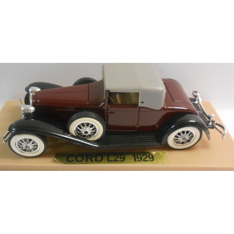 Solido 1/43 Scale Metal Model - SO231 CORD L 29 55 RED/GREY
