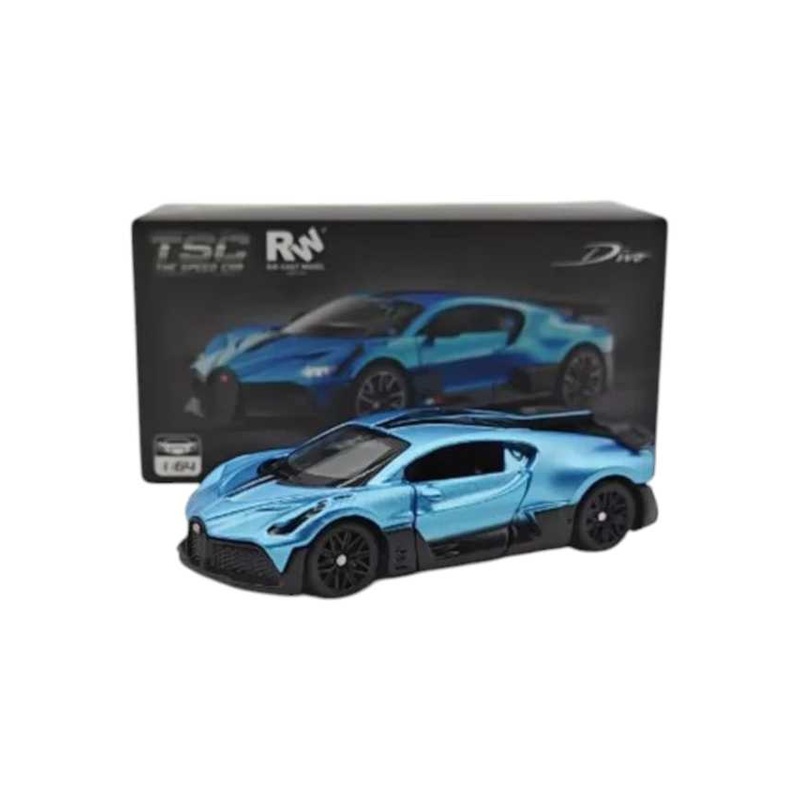 The speed car (TSC) die-cast model 1:64 with rubber wheels
