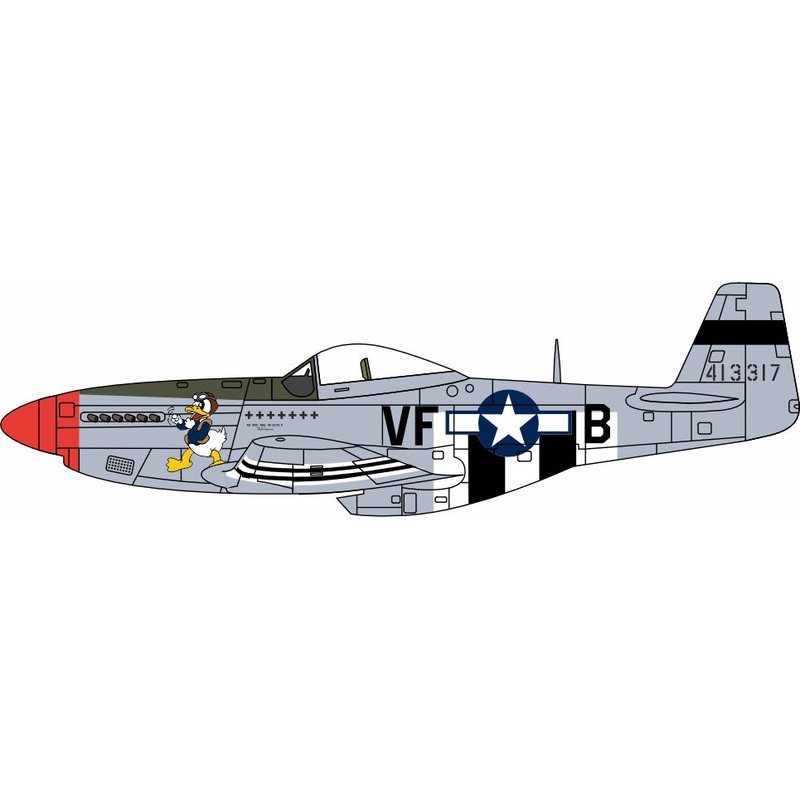 1944 Mustang P51 Capt.d.r.emerson. 336th Fs 4th Fg. 8th Af. Debden UK 1:72