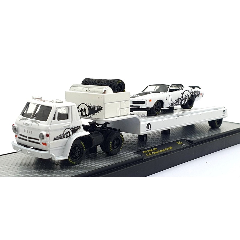 Castline M2 Machines 1/64 Scale R31 '69 Dodge L600 & '71 Dodge Charger R/T HEMI