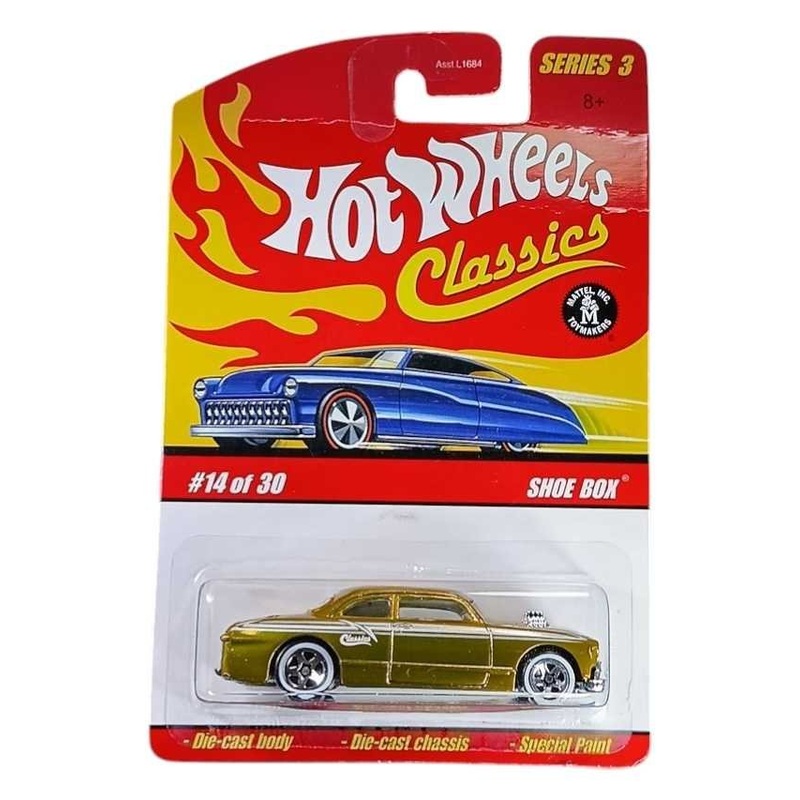 Exclusive Hotwheels Classic shoe Box die-cast classic