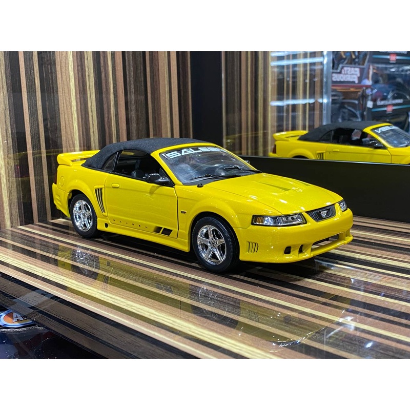 Ford Saleen Mustang S281 2003 Yellow Model Car by Joy Ride | 1/18 Diecast