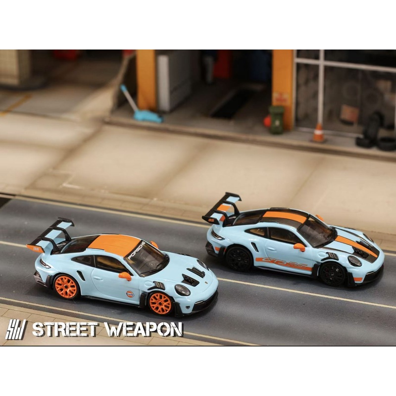 Street Weapon 1/64 992 GT3 RS Gulf Blue
