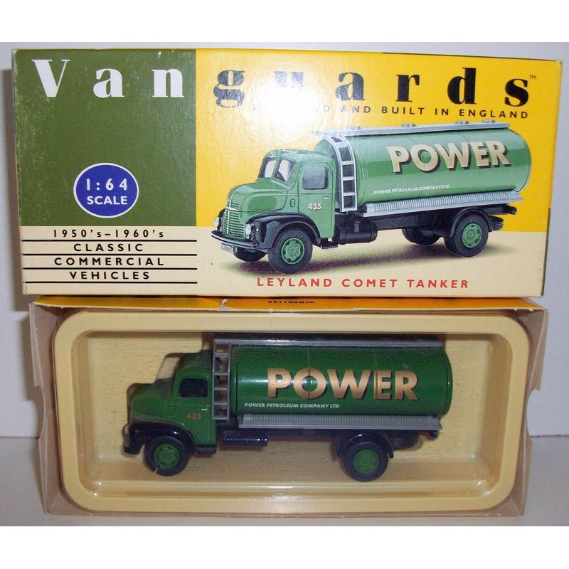 VANGUARDS 1/64 VA20000 LEYLAND COMET TANKER PETROL POWER