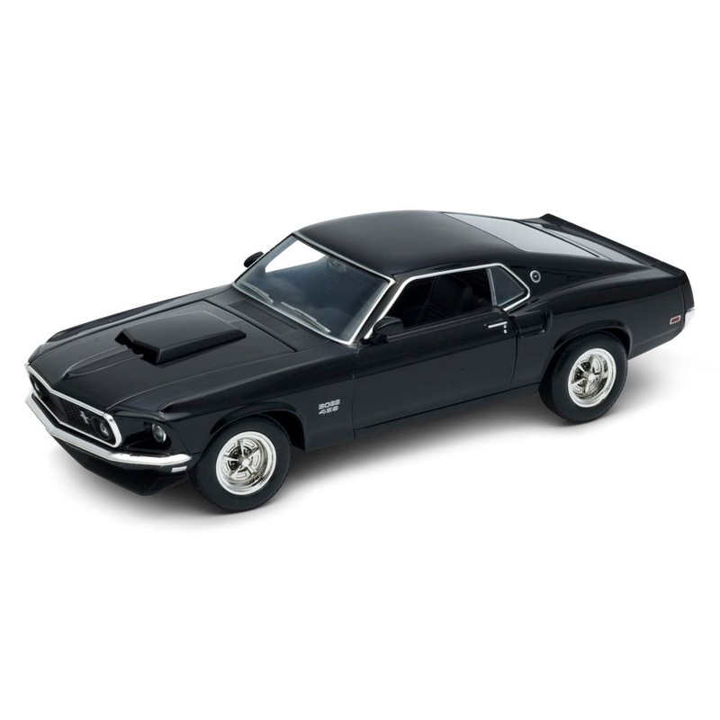 Welly Ford Mustang BOSS 429 Black 1:24 Scale