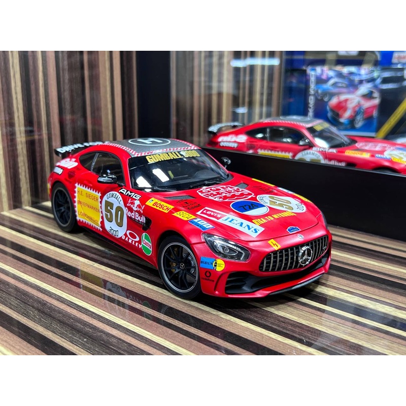 1/18 Diecast Mercedes-Benz AMG GTR Red Almost Real Scale Model Car