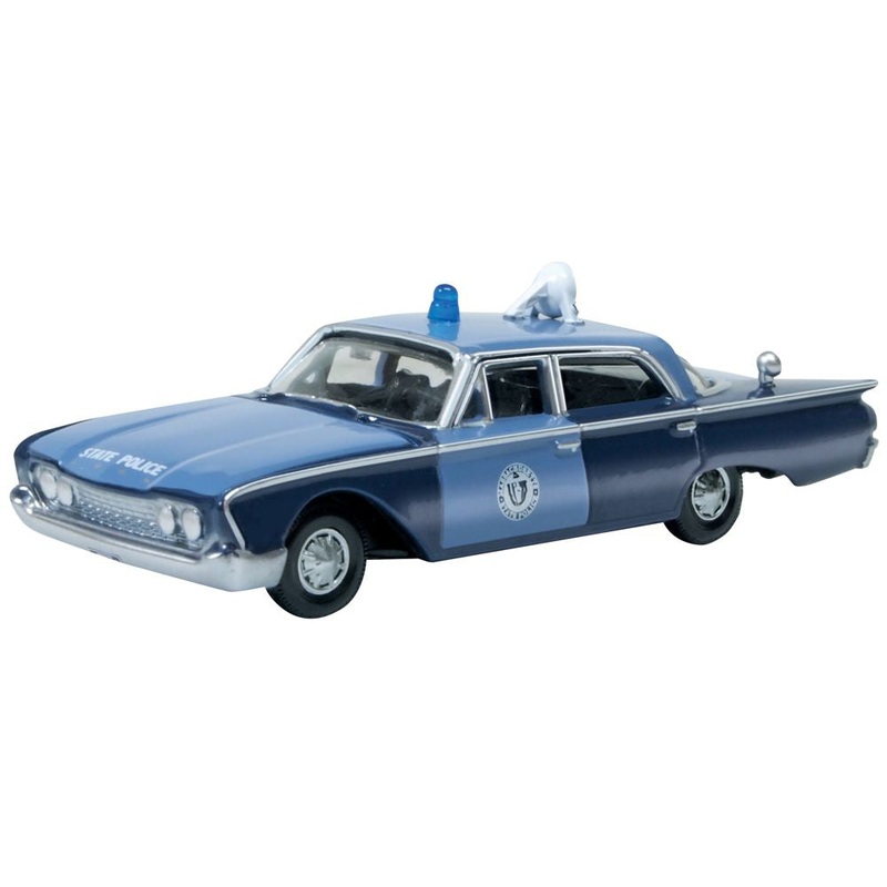 1960 Ford Fairlane Sedan Massachusetts State Police Radar Car 1:87