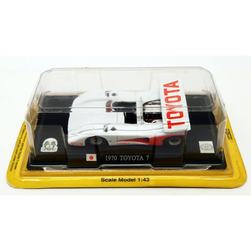 Altaya 1/43 Scale Model Car 4319 - 1970 Toyota 7 - White/Red