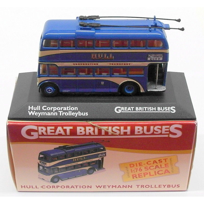 Atlas Editions 1/76 Scale 4 655 128 - Weymann Trolleybus - Hull Corporation