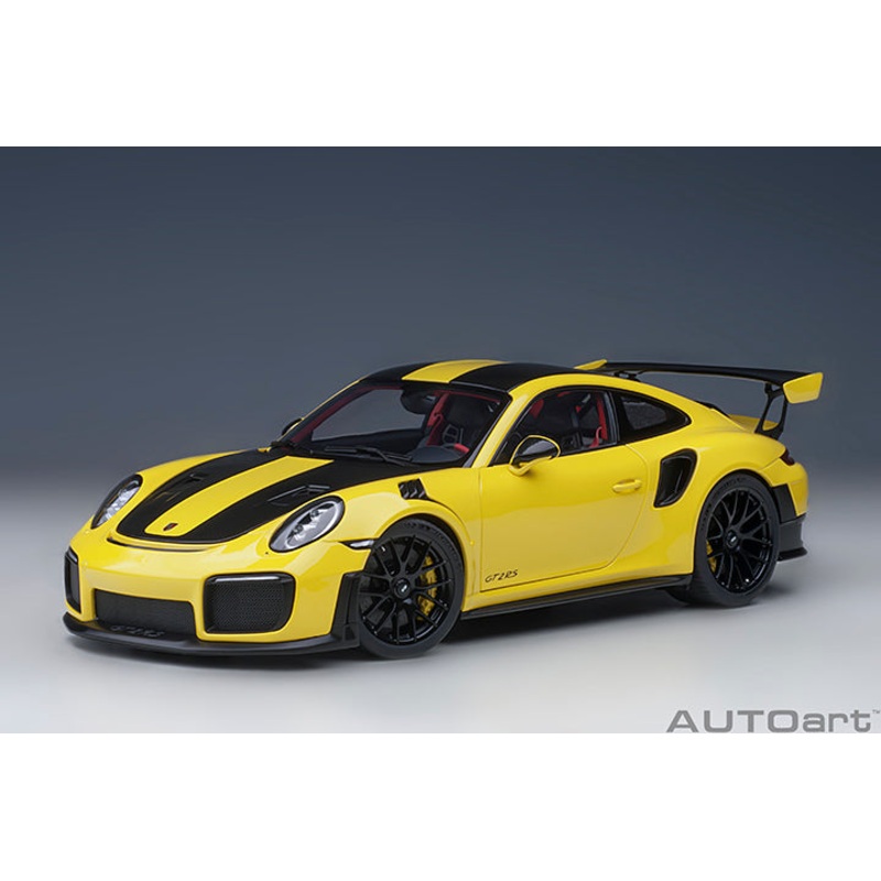 AUTOart Porsche 911 991.2 GT2 RS w/ Weissach Pkg Racing Yellow 1:18