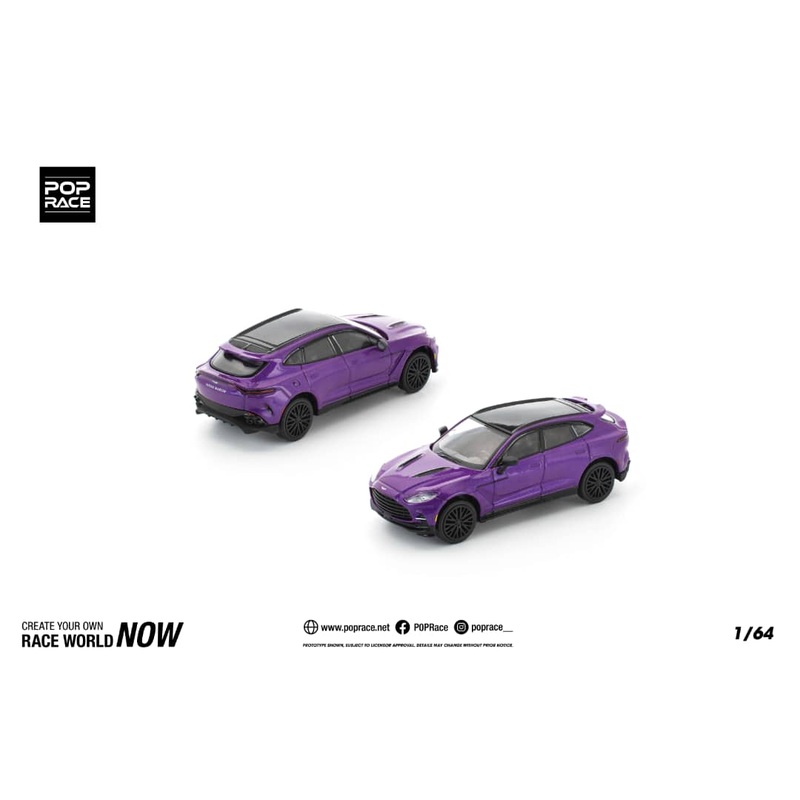 [ETA:  Dec 2025 ] Pop Race 1/64 Aston Martin DBX 707 SUV Storm Purple