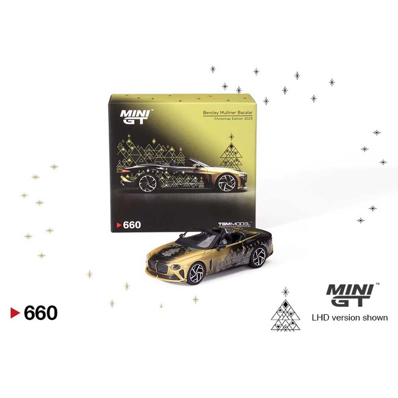Mini GT 1/64 Bentley Mulliner Bacalar 2023 Christmas Limited Edition