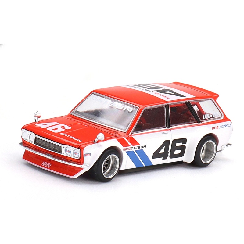 Mini GT 1/64  KaidoHouse  Datsun 510 Wagon BRE V1 Red