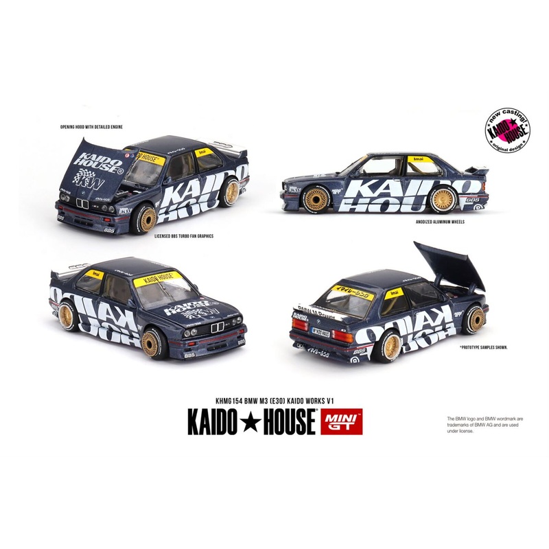 Mini GT x KaidoHouse 1/64 BMW M3 (E30) Kaido Works V1